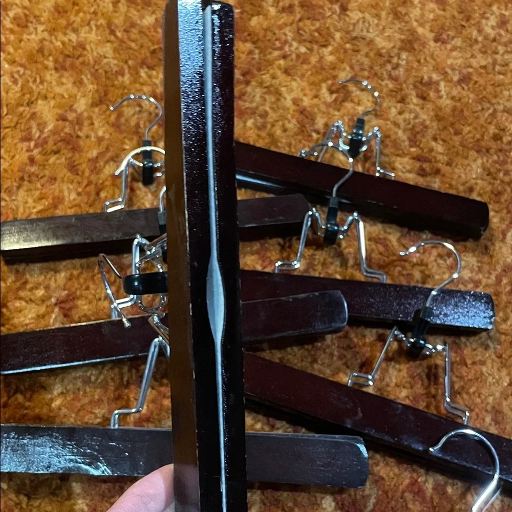 Set of 8 Wooden pants Hangers